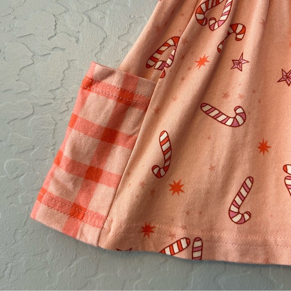 Sunshine Kids Co small shop pink candy cane skirt size 2T new without tag - Picture 5 of 11